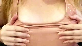 Curvy Babe In Latex Dress Gives Jerk Off Instructions?