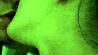 in this homemade scene, a brunette with piercing gets her pussy fucked publicly