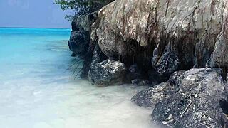 Check Out This Hot Slut Playing With Her Ass And Pussy Outdoors!