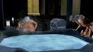 sims 4 black nanny takes care of the house