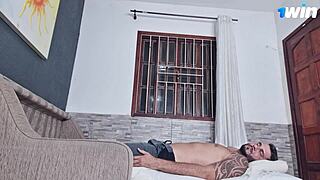 Latina Milf Catches Resting Friend And Rubs Pussy On His Face In Homemade Scene