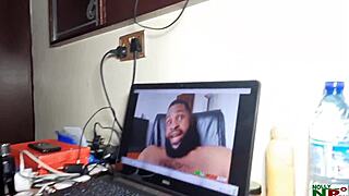 This girl went wild after watching a pornstar on video and fantasized about having sex with him in person