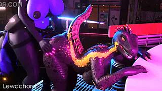 Furry Futa Highwire Pounds Lizard Hard