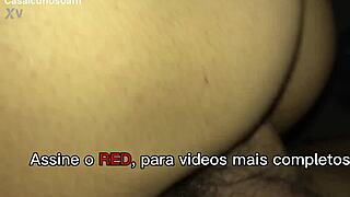 My wife is having fun with a friend without a condom, getting cumshot on her ass