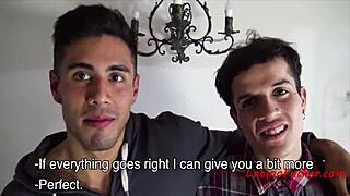 Latino Hot Twinks Perform Live Anal Blowjob