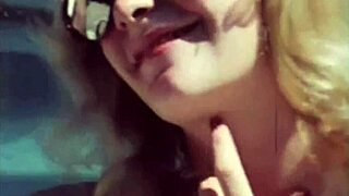 In vintage times, home alone with step sister leads to taboo cumshot