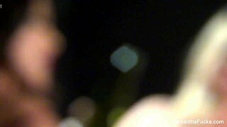 i'm samantha saint, showing behind the scenes with my big tits and ass