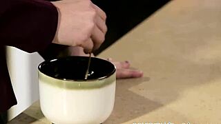 Squirting Milf Enjoys Erotic Lesbo Threesome