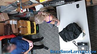 Caught this petite blonde teen amateur getting a huge cumshot on camera