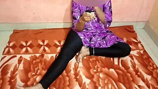 Indian stepmom discovers porn on son's phone, leading to intense fucking with hindi audio