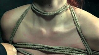 I’m Shaken Seeing NT Redhead Bound and Punished by Dom in Garage