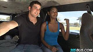 Skinny Black Amateur Gets Fucked Hard in POV