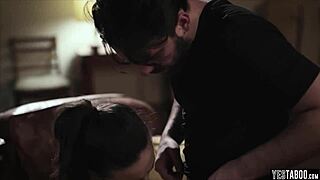 Teen Experiencing Rough And Nasty Sex With Her Pervy Partner