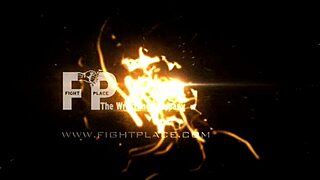 Gay wrestling on fightplace bed