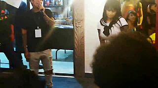 i attended an auction of used thongs at the ero cosplay convention