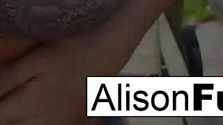 sun bathing turns into a relaxing session with alison tyler