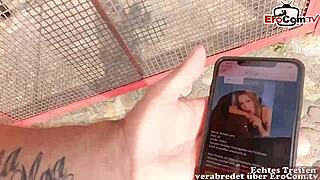 Blonde Teen 18+ Picked Up On Erotic Date.