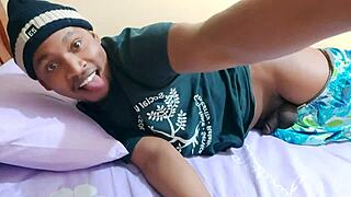 preparation for an intimate moment in gay porn