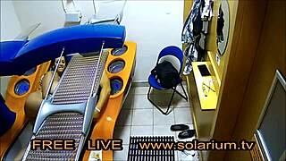 Is This Couple Really Fucking In A Public Solarium With A Hidden Camera?