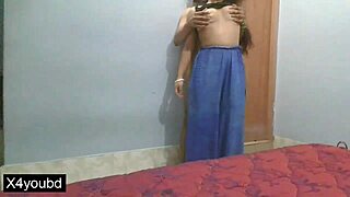 Beautiful Asian couple engages in hardcore assfucking and shaved pussy sex