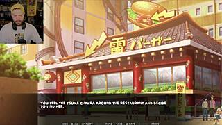 in naruto game, sarada gets creampie and cumshot during training