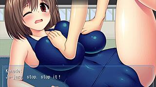 kanade navigates ecchi worklife in anime game part 2