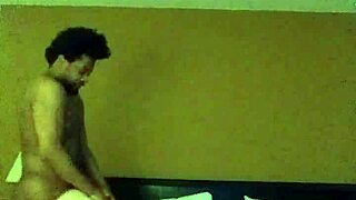 White girl performs oral and intercourse