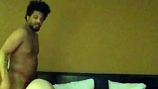 White girl performs oral and intercourse