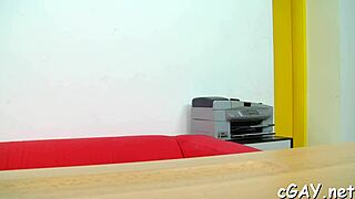 tough gay man gives sloppy blowjob before anal