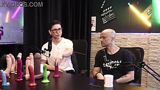 eilani and victor test different dildo sizes in sheer lingerie