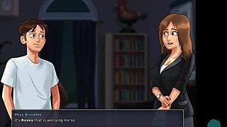 summertime saga 45 intense makeout with french teacher