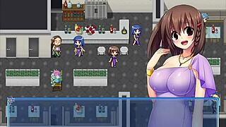 kanade navigates ecchi worklife in anime game part 2