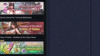 Ep2 features mikami's phat booty ass in kinky anime game