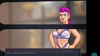 summertime saga 45 intense makeout with french teacher