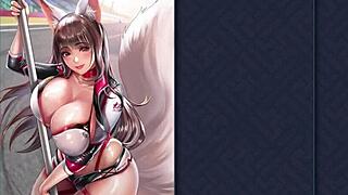 Ep2 features mikami's phat booty ass in kinky anime game