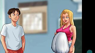 summertime saga 45 intense makeout with french teacher