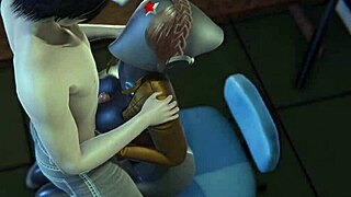 Twins Engage in Steamy Sex Scene from Atomic Heart 3D Animation