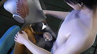 Twins Engage in Steamy Sex Scene from Atomic Heart 3D Animation