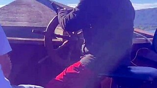 Melina Khalifa bends over in doggystyle, her clothes ripped by an old cuckold partner