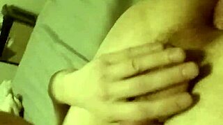 young twink experiences his first bareback encounter with daddy's cock at home