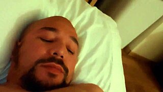 young woman masturbates alone in her comfortable bed