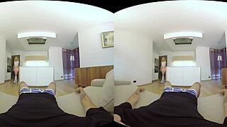 Sweet skinny blonde rides cock in pov