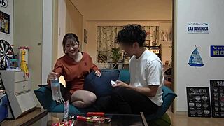 cute girl moans during face sitting