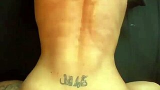 muscular couple enjoys intense session ending in facial