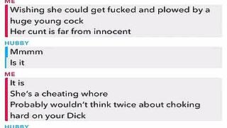 Sexting Husband Dirty Secrets While Nude On Webcam?