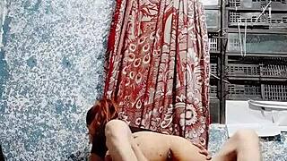 my stepsister arrived horny and ready for fucking