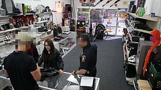 Hardcore Reality Sex Dominates in the Shop with Sloppy Action