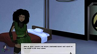 Cheshire's submissive transformation: DC Comics BDSM animation