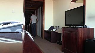 playful african woman applies for job in homemade video