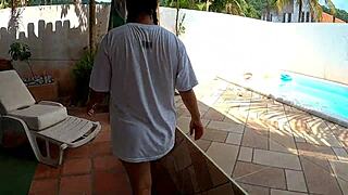 Beggar Shows Breasts In Exchange For Cans!